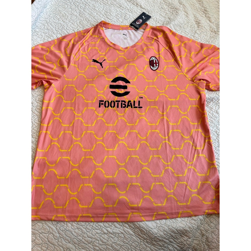 Puma AC Milan Soccer Training Jersey Mens XXL